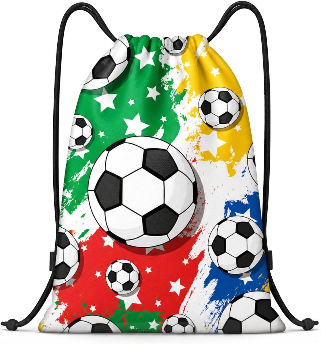 Sportrugzak met trekkoord, waterdicht, licht, opvouwbaar, voor sportschool, zwemmen, school, reizen, strand, kinderen en volwassenen, uniseks