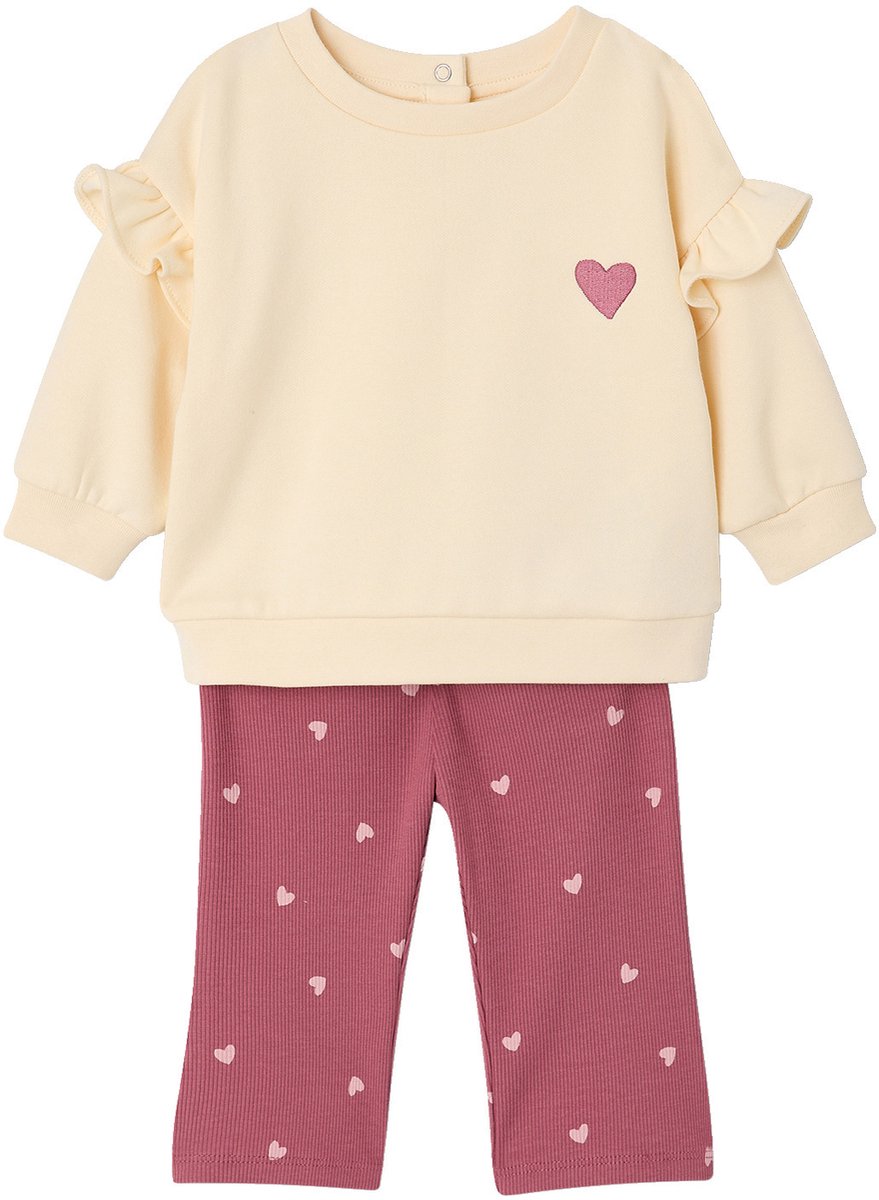 Vertbaudet Babyset sweater en legging meisje