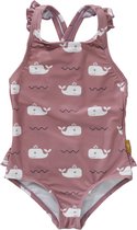 Fresk UV Badpak 110 - Zwemkleding met UPF 50 - Badpak voor Meisjes - Zwempak Meisjes - Roze - Whale Ash Rose