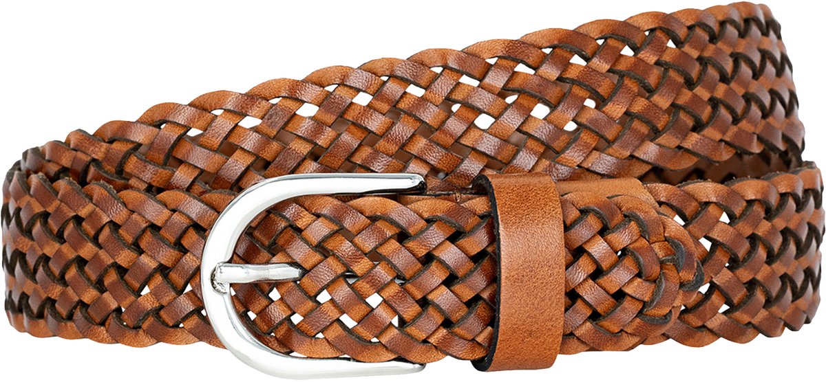 LINDENMANN dames leren riem - zwart