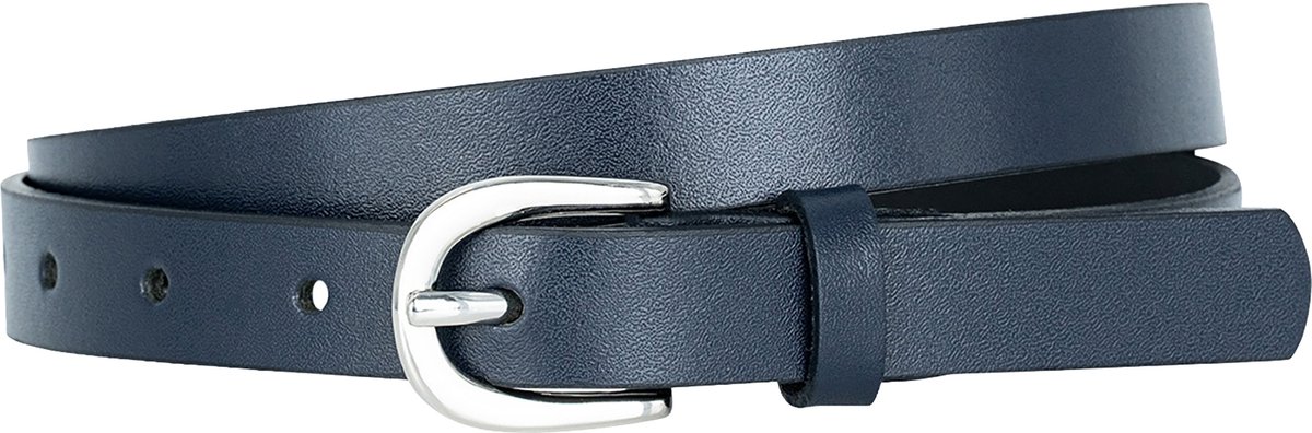 LINDENMANN dames leren riem - marine