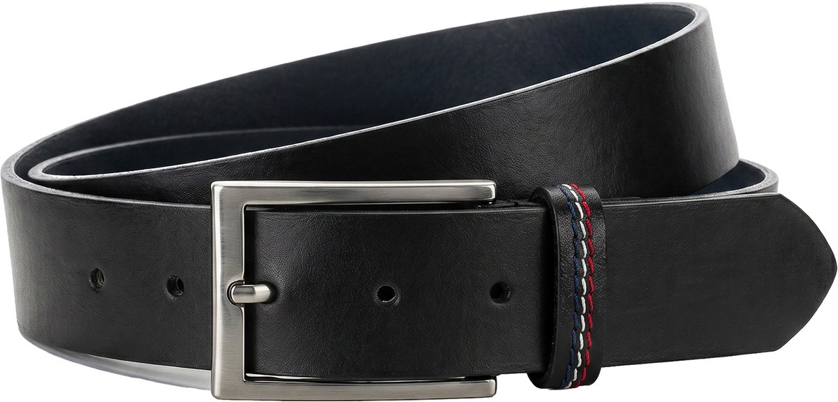 HECHTER leren heren riem - zwart