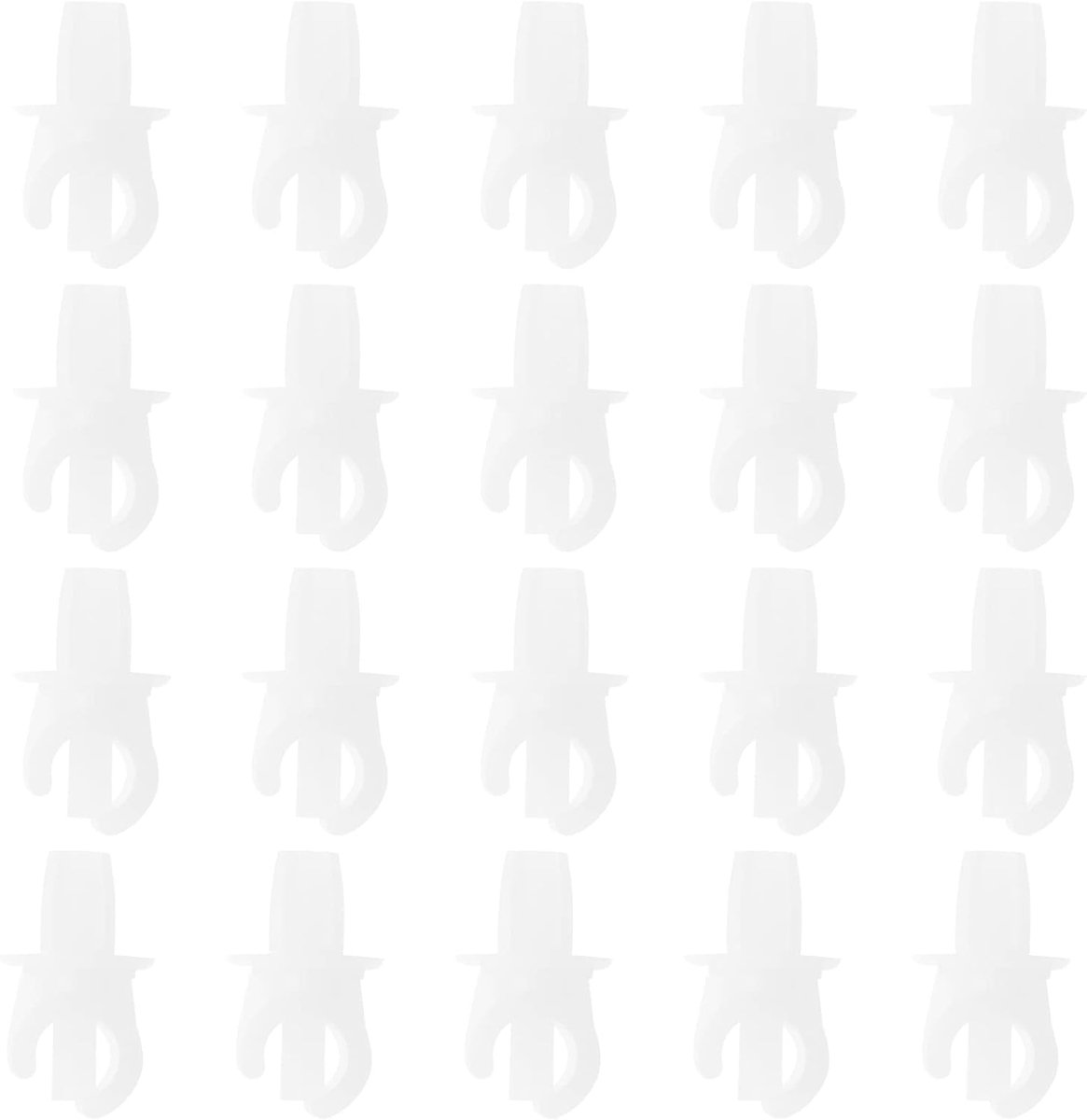 20Pcs Motorkap Ondersteuning Staaf Clips Vervanging 811823397 357823397 Compatibel met VW Golf 2 Jetta Caddy Compatibel met Passat Motorkap Verblijf Houder Clips