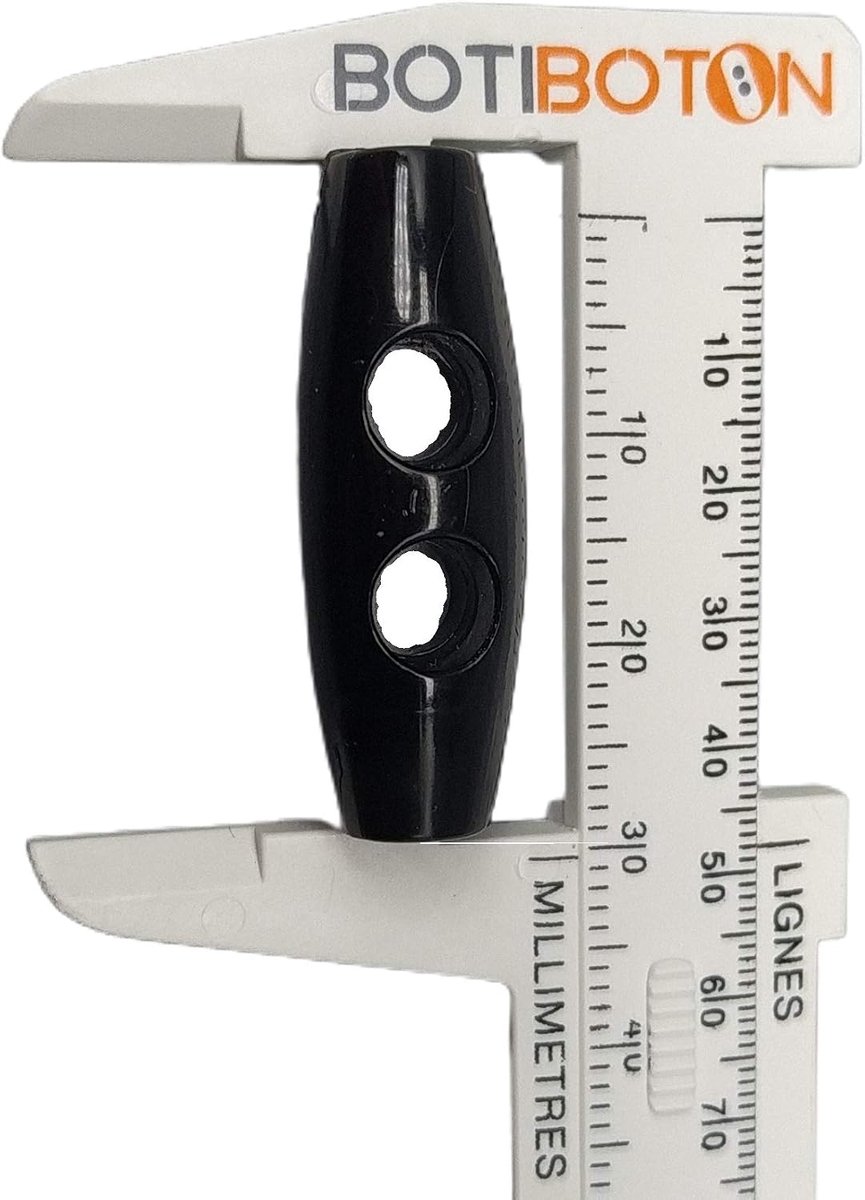 Trekknop - 30 en 40 mm - Wit en Zwart - Verzending en Gemaakt in Spanje (zwart, 30 mm)