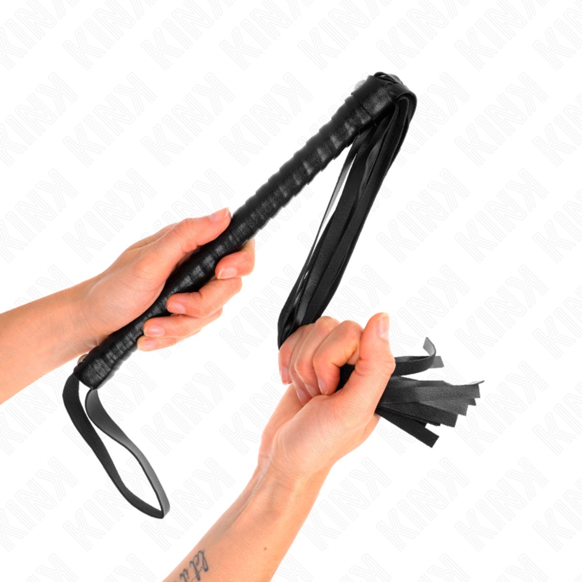 Whip met Getextureerd Zwart Handvat