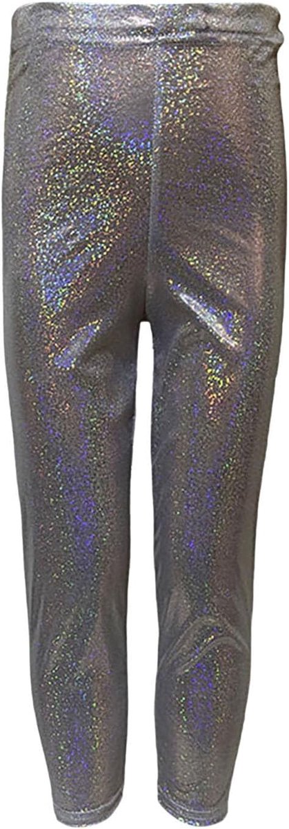 Leggings met fijne pailletten voor jongens en meisjes, trainingsdanskleding, lange rekbare en nauwsluitende broek voor volwassenen en kinderen