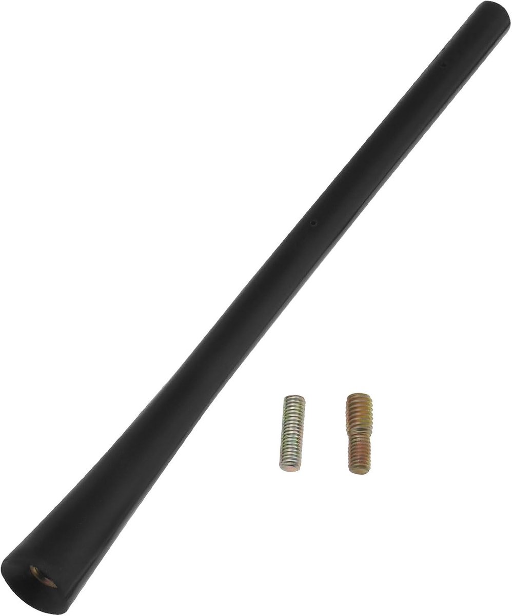 Lord of the Tools Dakantenne voor Autodak 6R0035849 Compatibel met Passat Compatibel met Polo Compatibel met Skoda Fabia Korte Auto Antenne Staaf met M5 M6 Schroeven