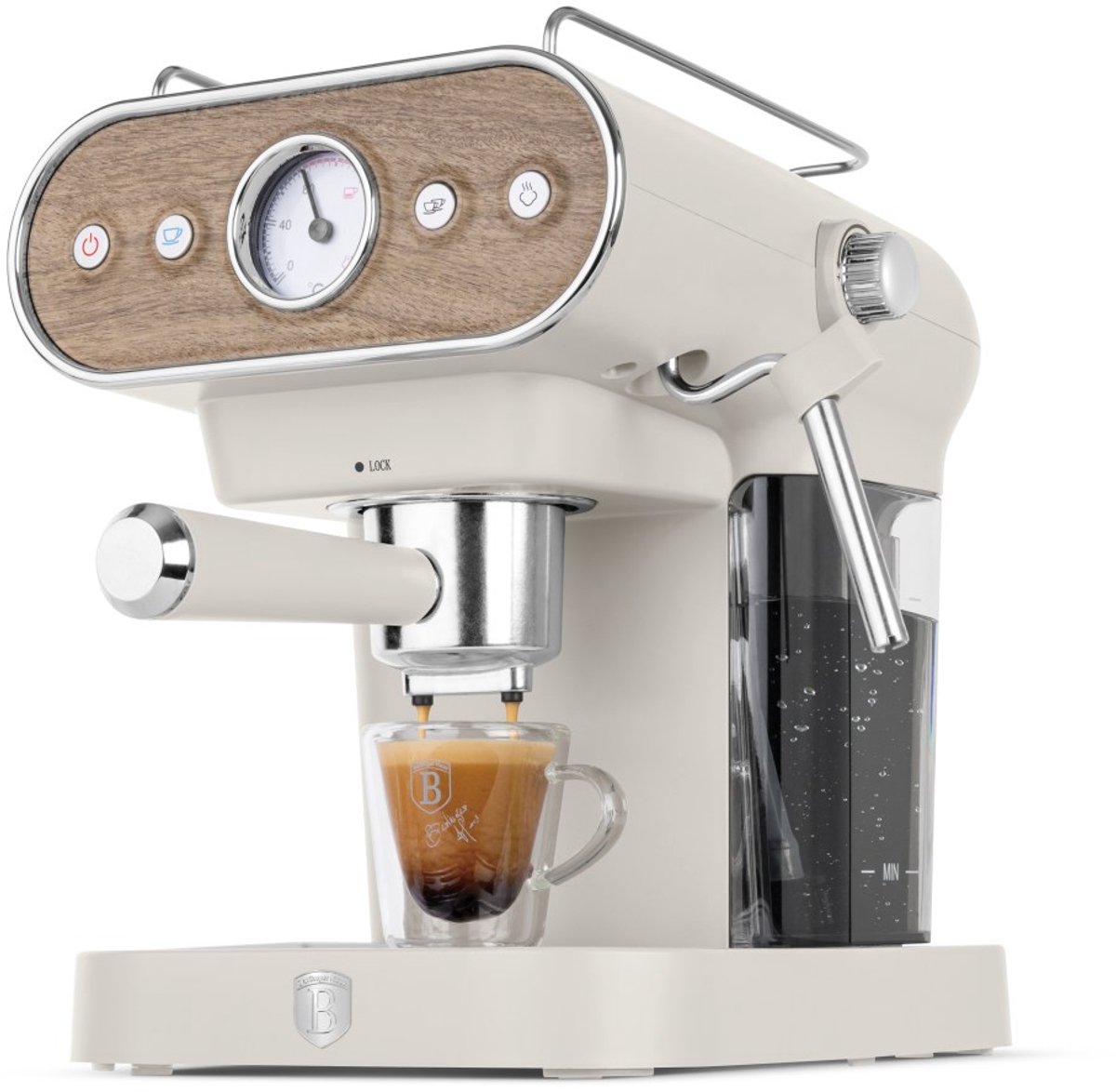3-in-1 digitaal koffiezetapparaat met hendel uit de Sahara-collectie
