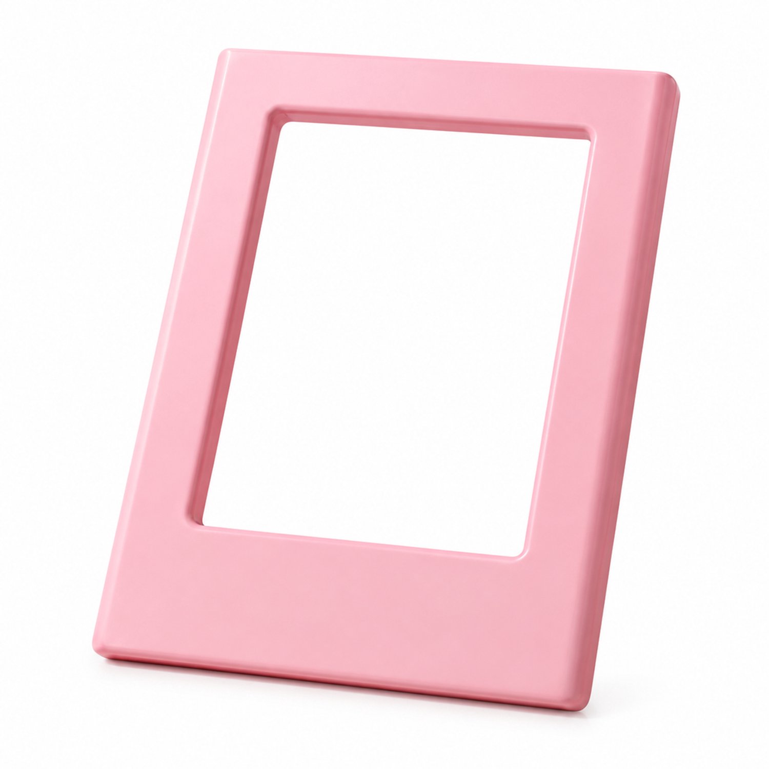 SWGOTA Magnetische fotolijst in perzikroze voor foto's van 54 x 86 mm, rechthoekig ABS-frame voor de koelkast, zonder glas