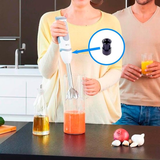Blenderaccessoire - Motorkoppeling - Compatibel met Braun — afbeelding 3