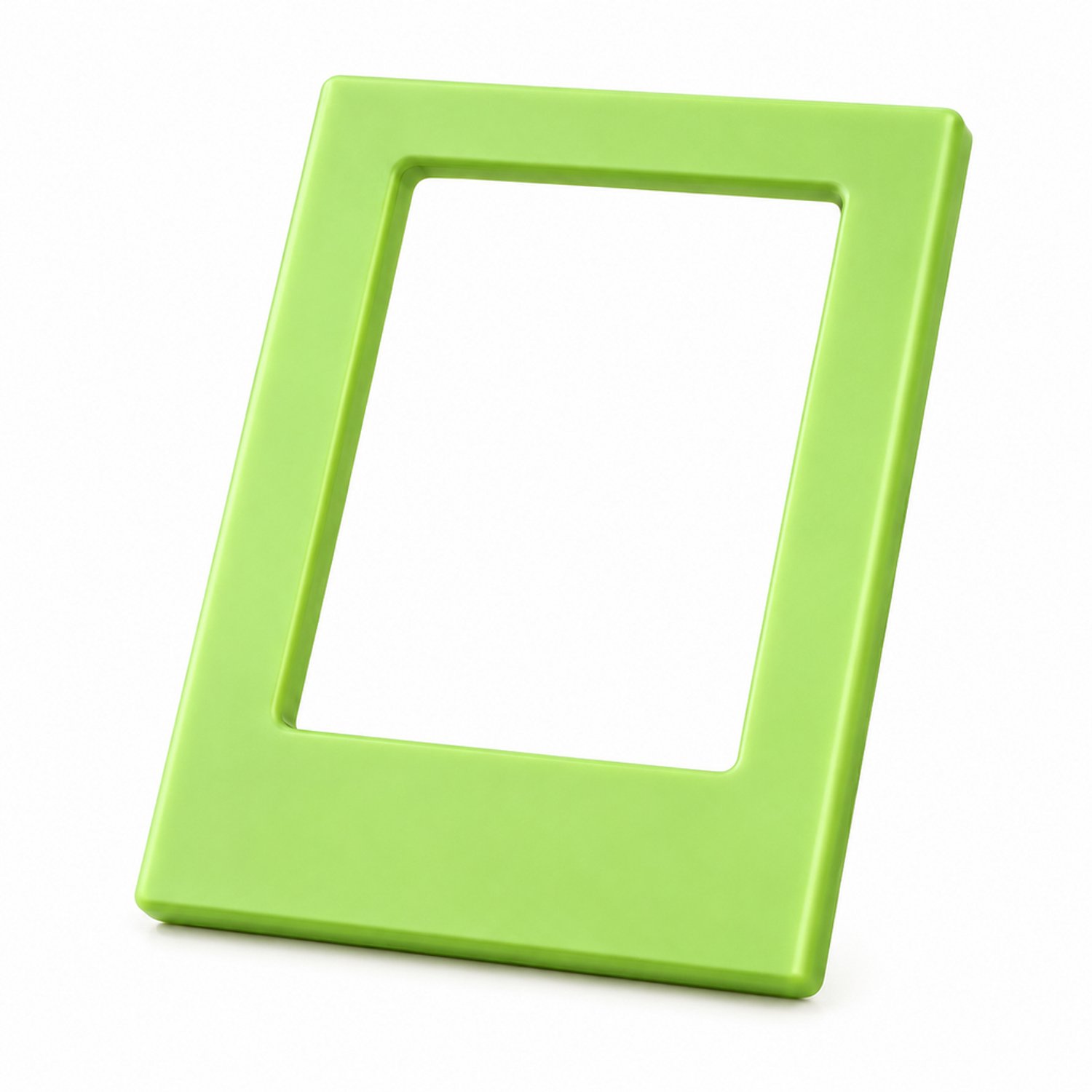 SWGOTA Avocadogroene magnetische fotolijst 54 x 86 mm, rechthoekig ABS fotokader voor de koelkast