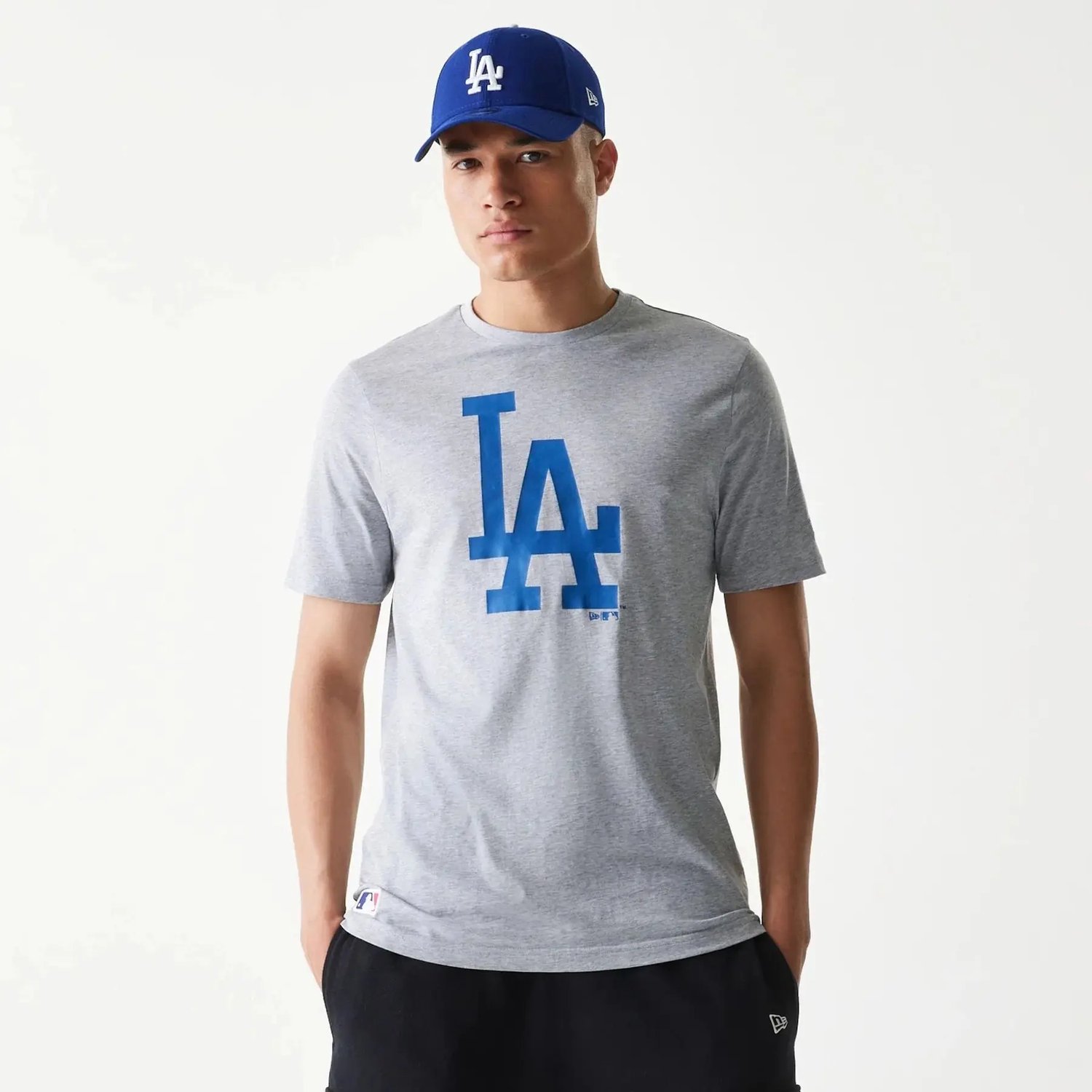 T-shirt Dodgers Nos MLB Regular Grijs