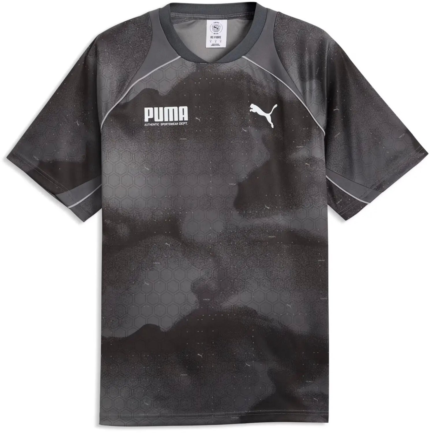Graphic print T-shirt Puma Zwart