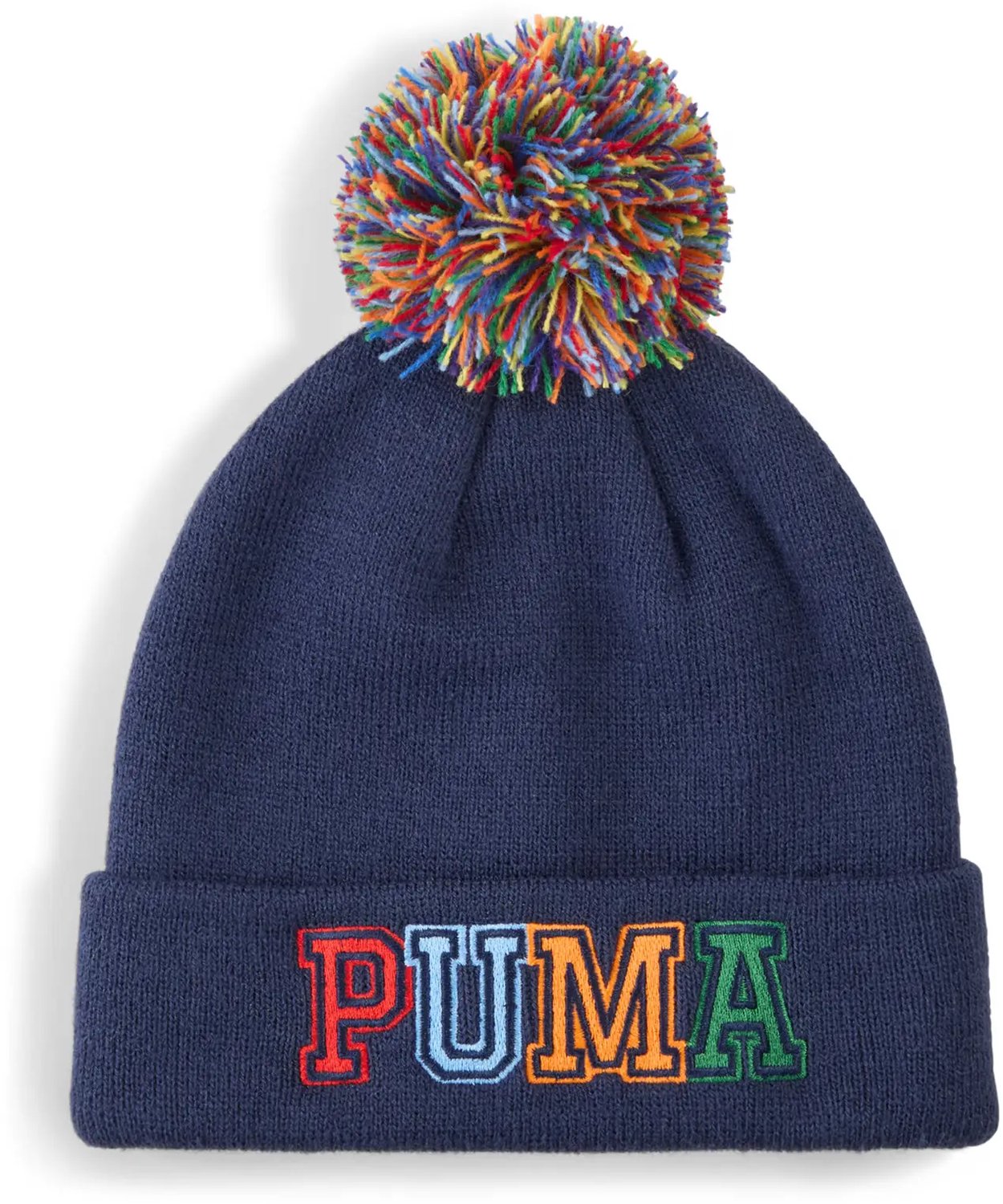 Gebreide muts voor kinderen Puma Blauw