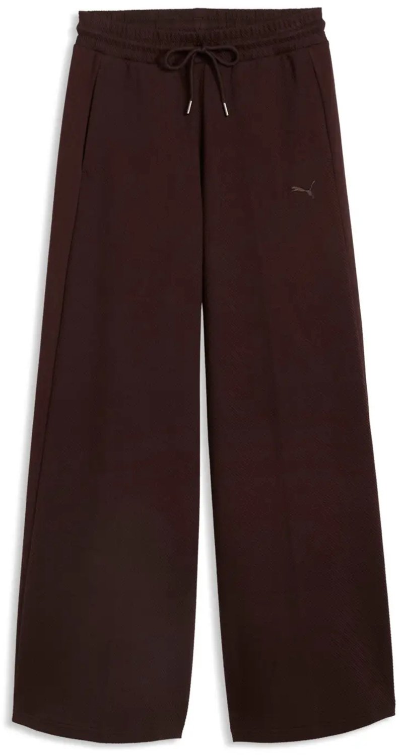 Dames joggingbroek van twill stof Puma Bruin