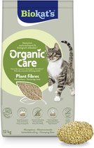 Biokat's Organic Care Plant fibres - 12 kg - Kattenbakvulling - Klontvormend - Zonder geur