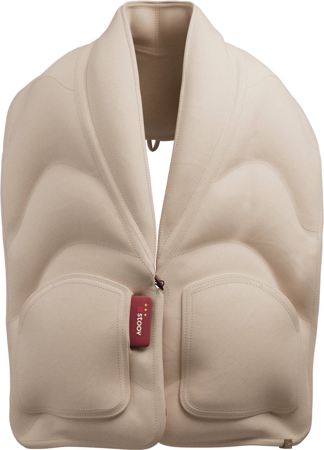 Stoov Kokoon³ XL - Verwarmde sjaal - Core Soft Beige - 3 warmtestanden tot 58°C - Base | 2 tot 4 uur