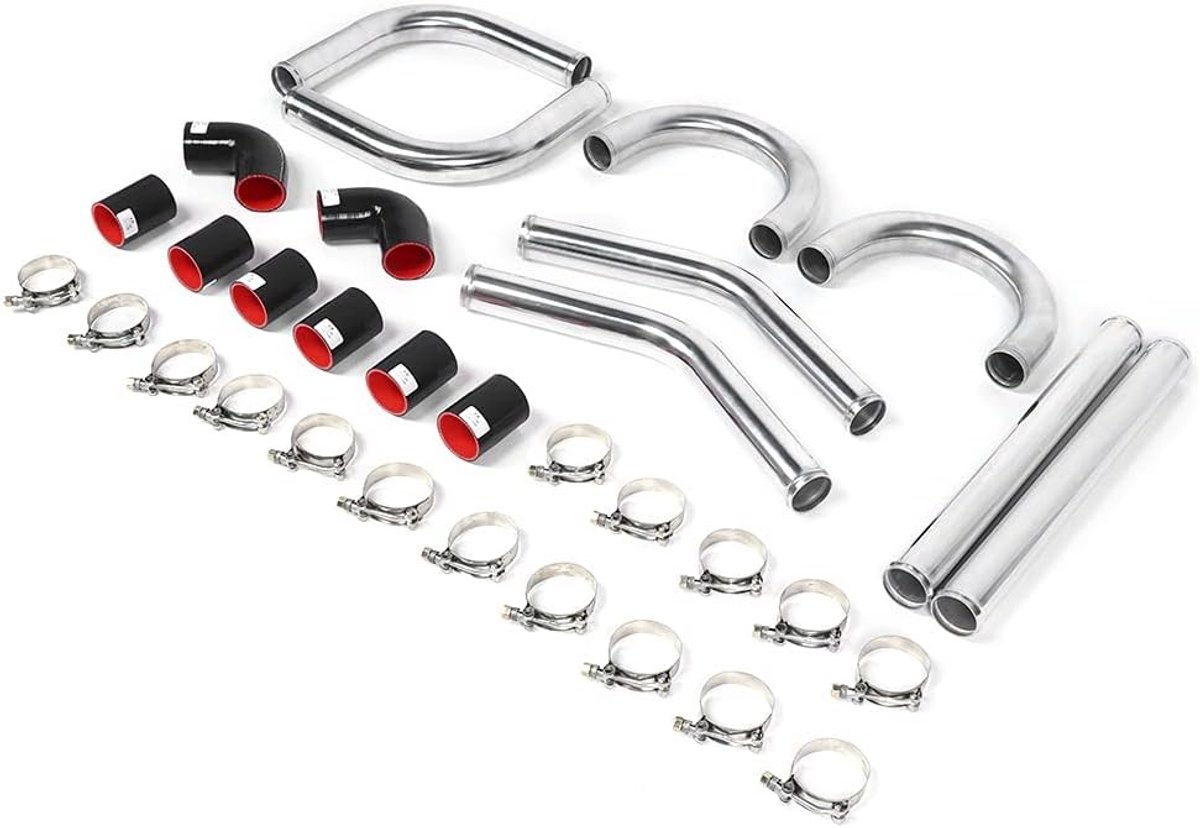 Lichtgewicht en duurzame aluminium intercooler stuurkit met universele pasvorm van 51 mm voor gemodificeerde accessoires