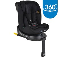 Cangaroo Bravo Black 40-150 cm 360° i-Size Autostoel