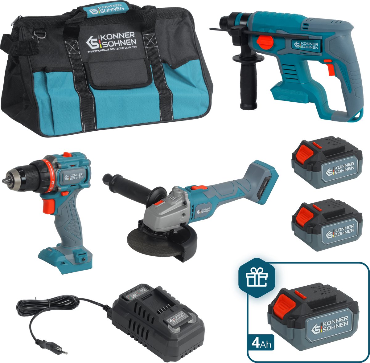 Snoerloze Master Set 3-in-1 Kit KS RHAGD 20V SET 3 PLUS