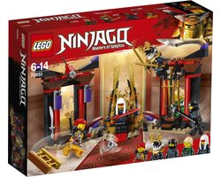 LEGO NINJAGO Troonzaalduel 70651