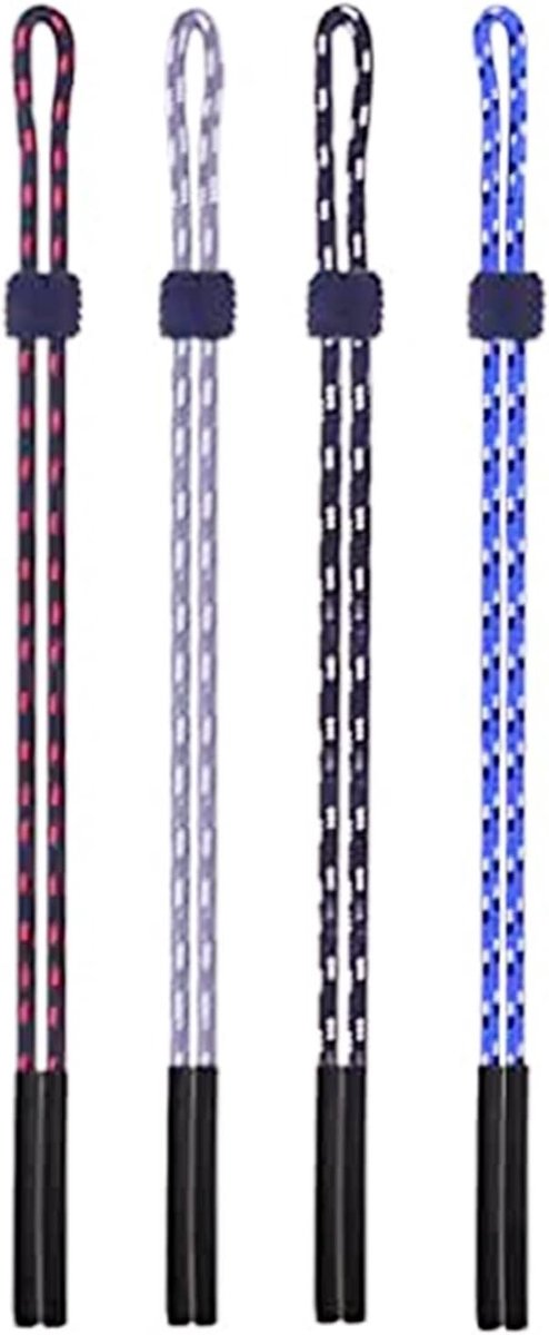 Verstelbare Brilketting en Brilkoord Set van 4 - Handige Eyewear Accessoires voor Brillen en Zonnebrillen