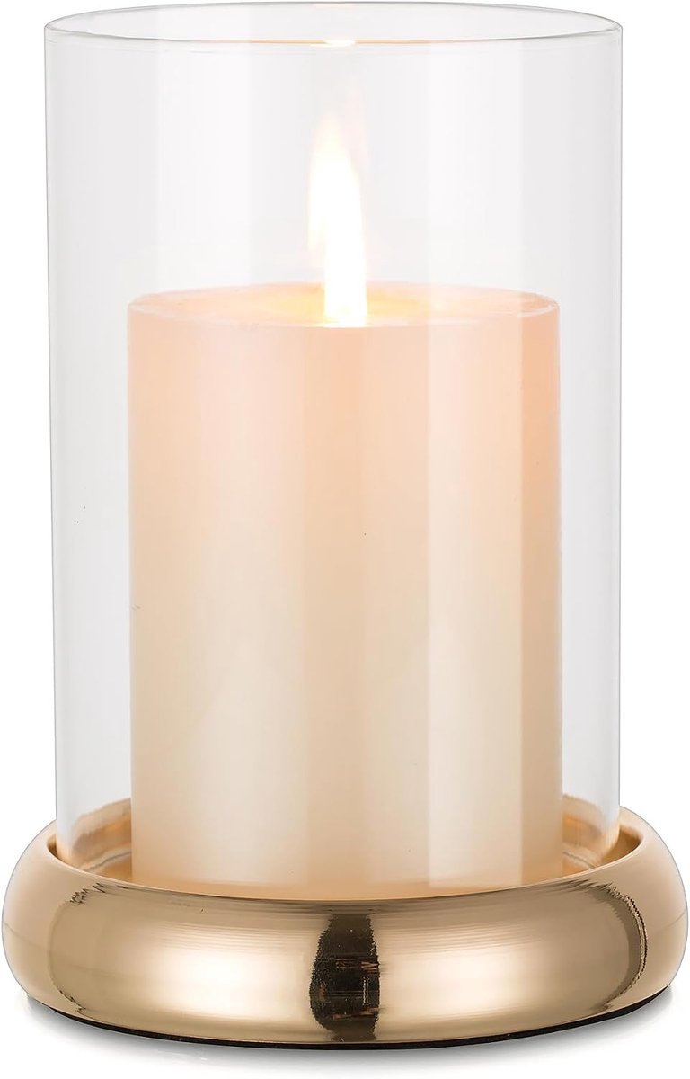 Kandelaar - Glas - Modern - Goud