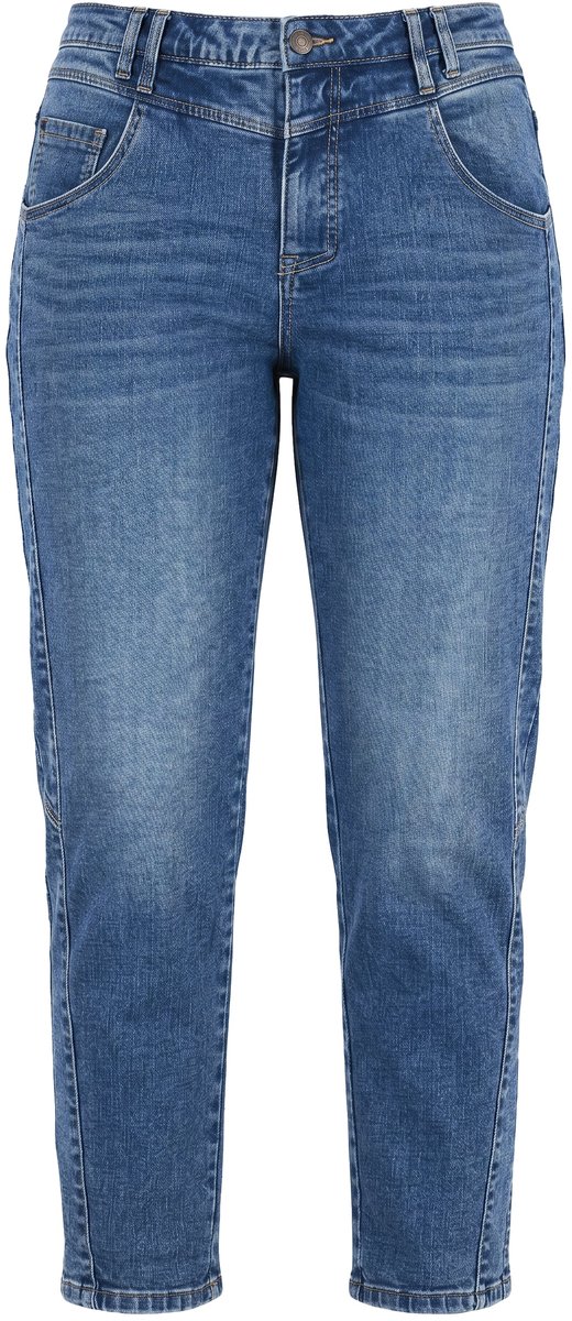 Laurasøn - Dames - Mom jeans naar voren verplaatste zijnaad - Blauw denim - Maat 44