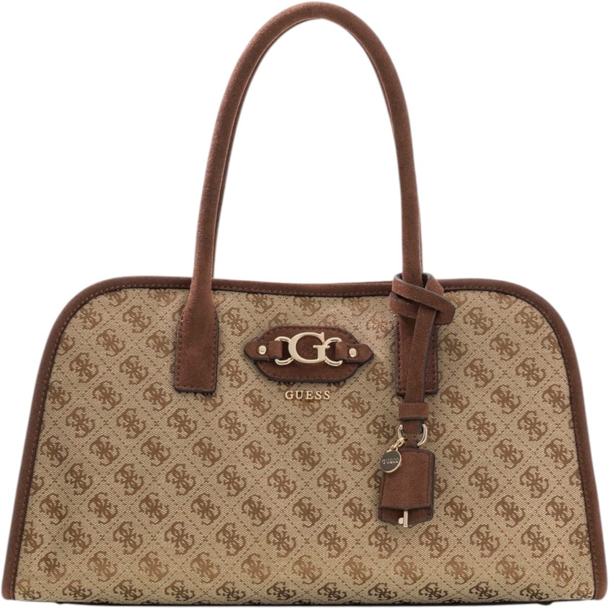 Guess Samantha Girlfriend Satchel Tas Bruin