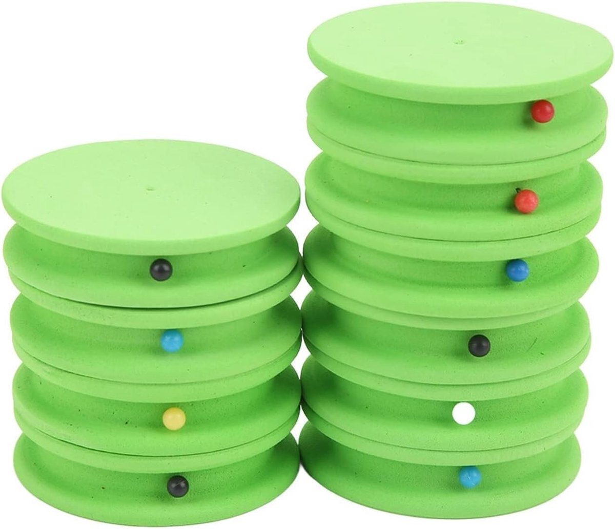 Multifunctionele EVA Foam Spools voor Vissen - 10 Stuks, Ideaal voor Buitenactiviteiten en Visaccessoires