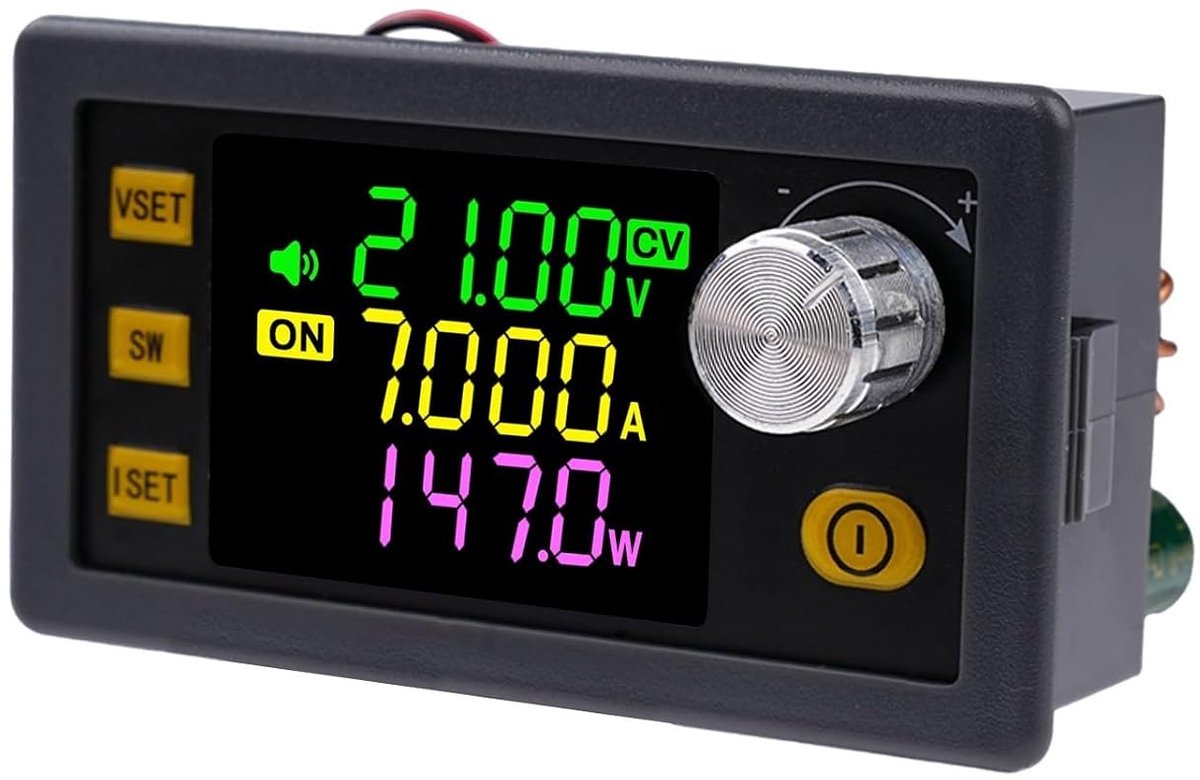 Voltage Regulator 12V DC 6-36V naar DC 0-36V 150W 7A met LCD Display - Stapsgewijze Spanningsomzetter en DC Converter voor Elektronische Toepassingen