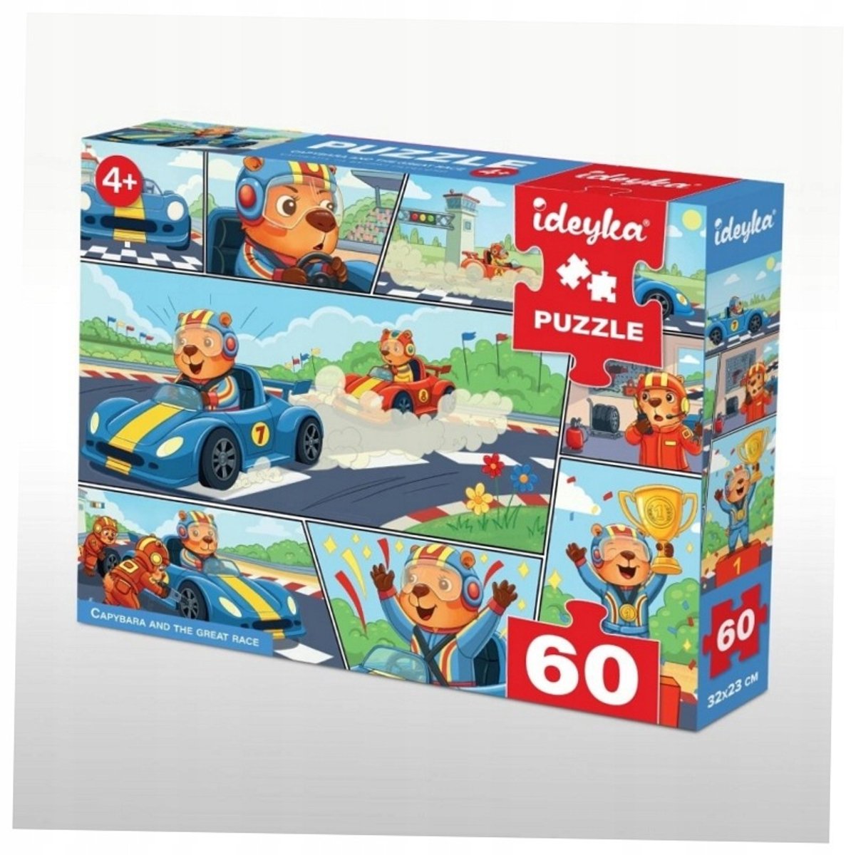 Merkloos Kapibara Puzzel 60 Stukken - Leuk voor Kinderen vanaf 4 Jaar