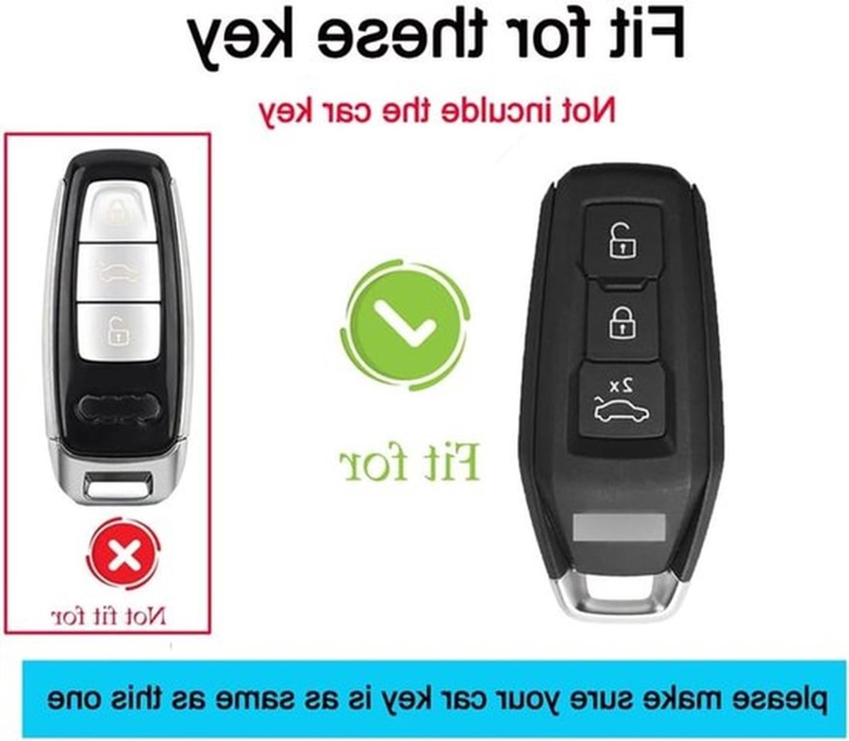 Stijlvolle Sleutelcover voor Audi A5 A6 Q5 S5 SQ5 - Bescherming, Sleutelring en Accessoires voor 2025 Modellen