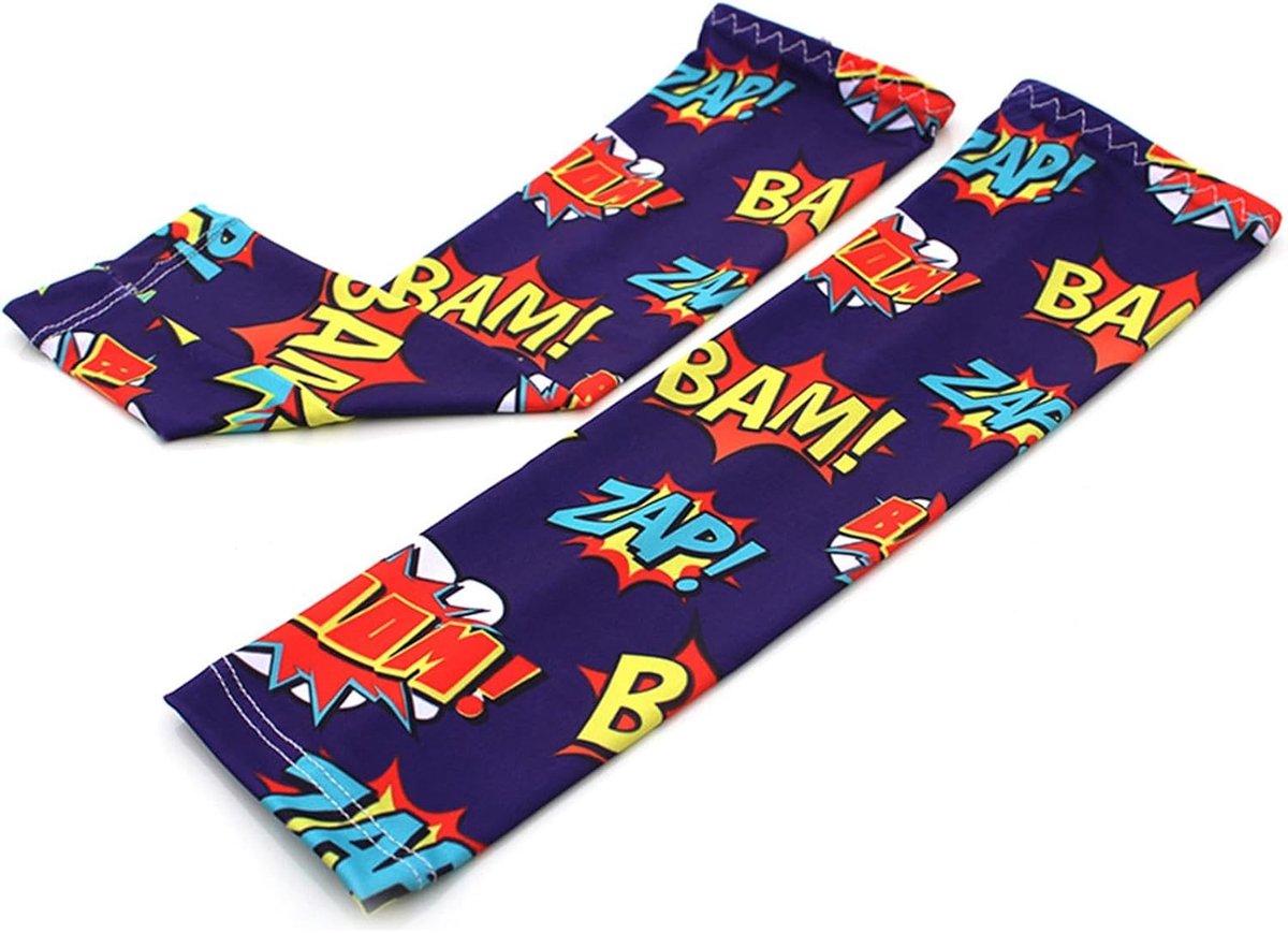 Zomerse UV-bescherming Arm Sleeves van IJszijde - Cartoon Design, Antislip en Warmtebescherming voor Sportactiviteiten - 1 Paar