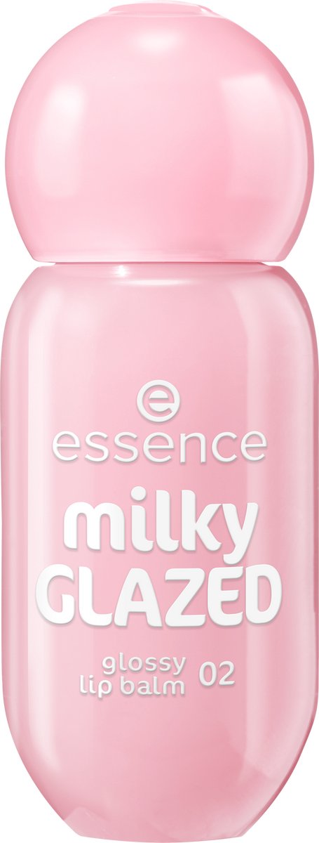 essence milky GLAZED glossy lip balm 01