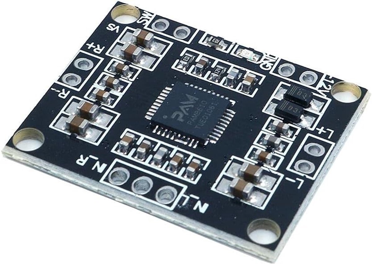 Krachtige digitale versterker 2x15W voor stereo audio, mini klasse D, ideaal voor DIY projecten en geluidsverbetering