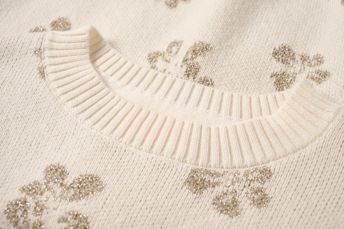 Someone - Meisjes sweater - Maat 110 - Meisjes - Creme -