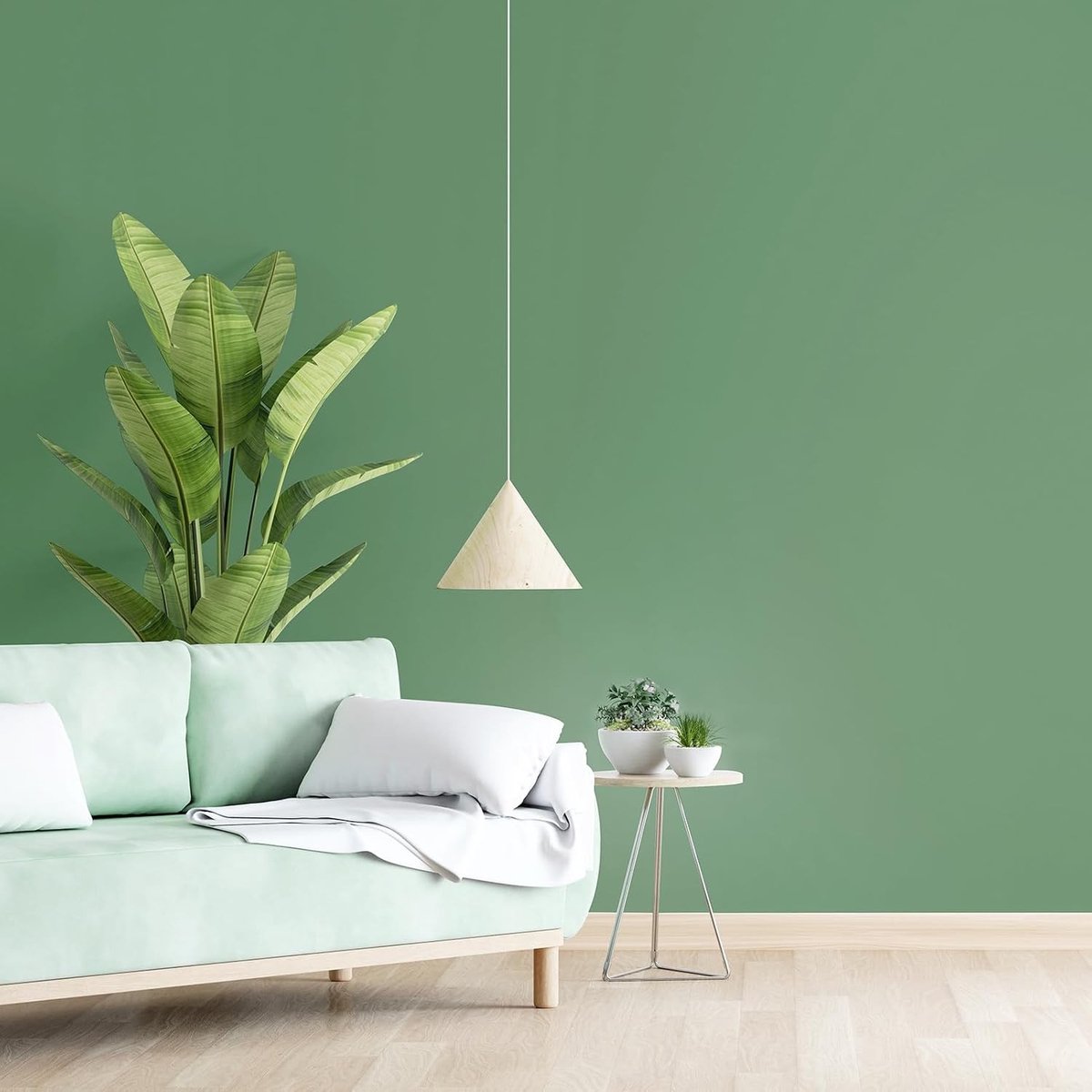 Wasbare kinderkamerbehang in groen, zelfklevend en duurzaam, perfect voor de keuken en speelhoeken