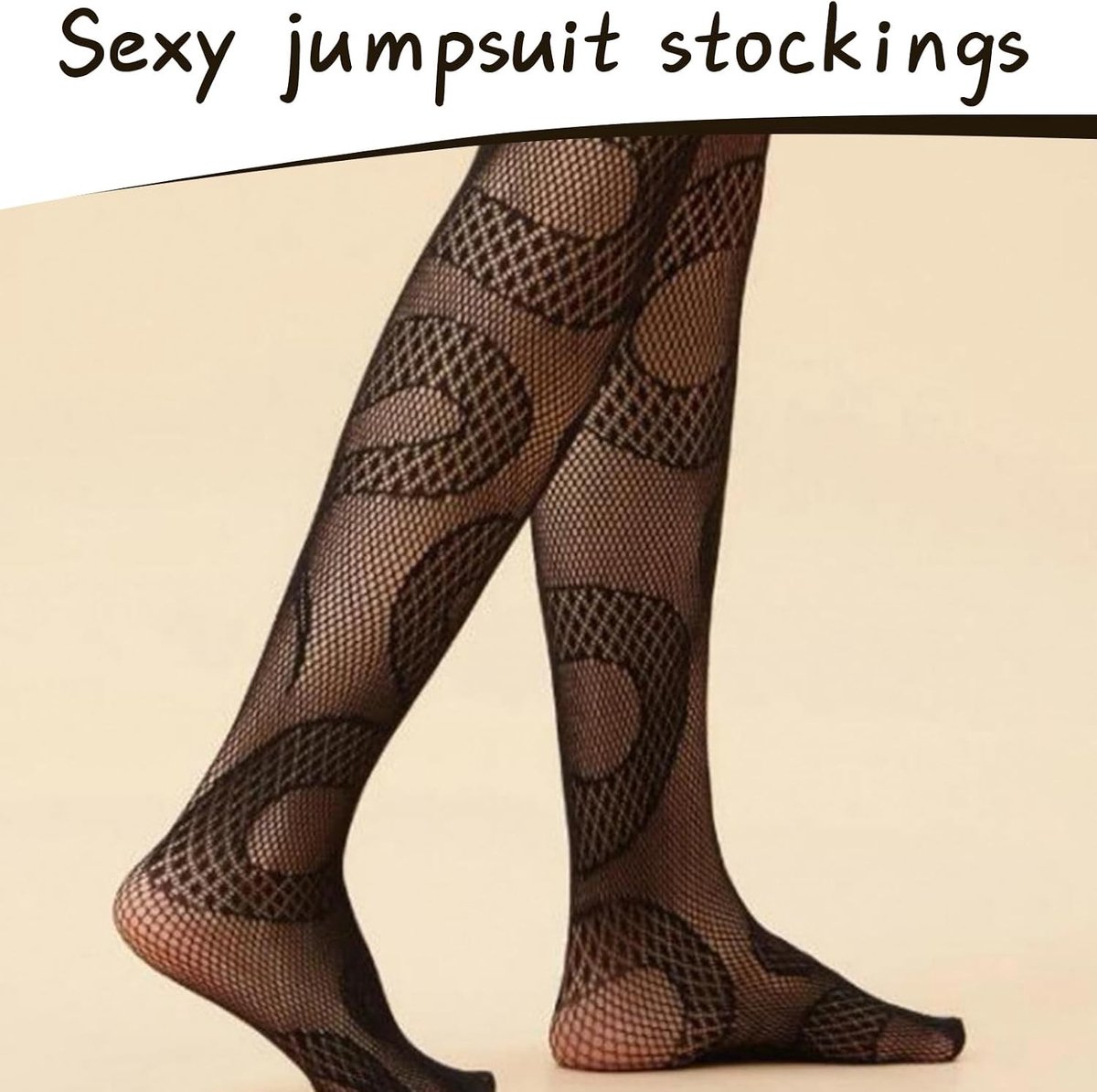 Zwarte Patroon Panty voor Dames met Kanten Details, Overknee Nylon Kousen en Y2K Stijl Leggings