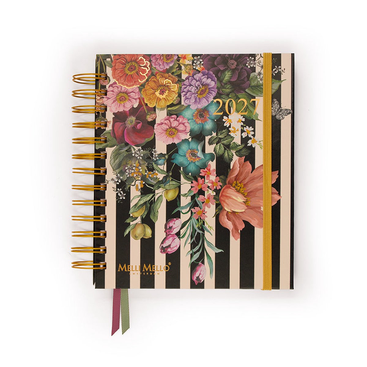 Melli Mello - Funky Flowers - Bureau Agenda - 2027 - Strepen - Bloemen