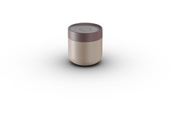 BergHOFF Home Nommie – Thermos Lunchbox - Food Jar 0.35L – Lekvrije Yoghurtbeker To Go – Isoleerbeker voor Soep - Dubbelwandige Isolatie - RVS Thermische Voedselcontainer – Houdt 6u Warm/Koud – Beige