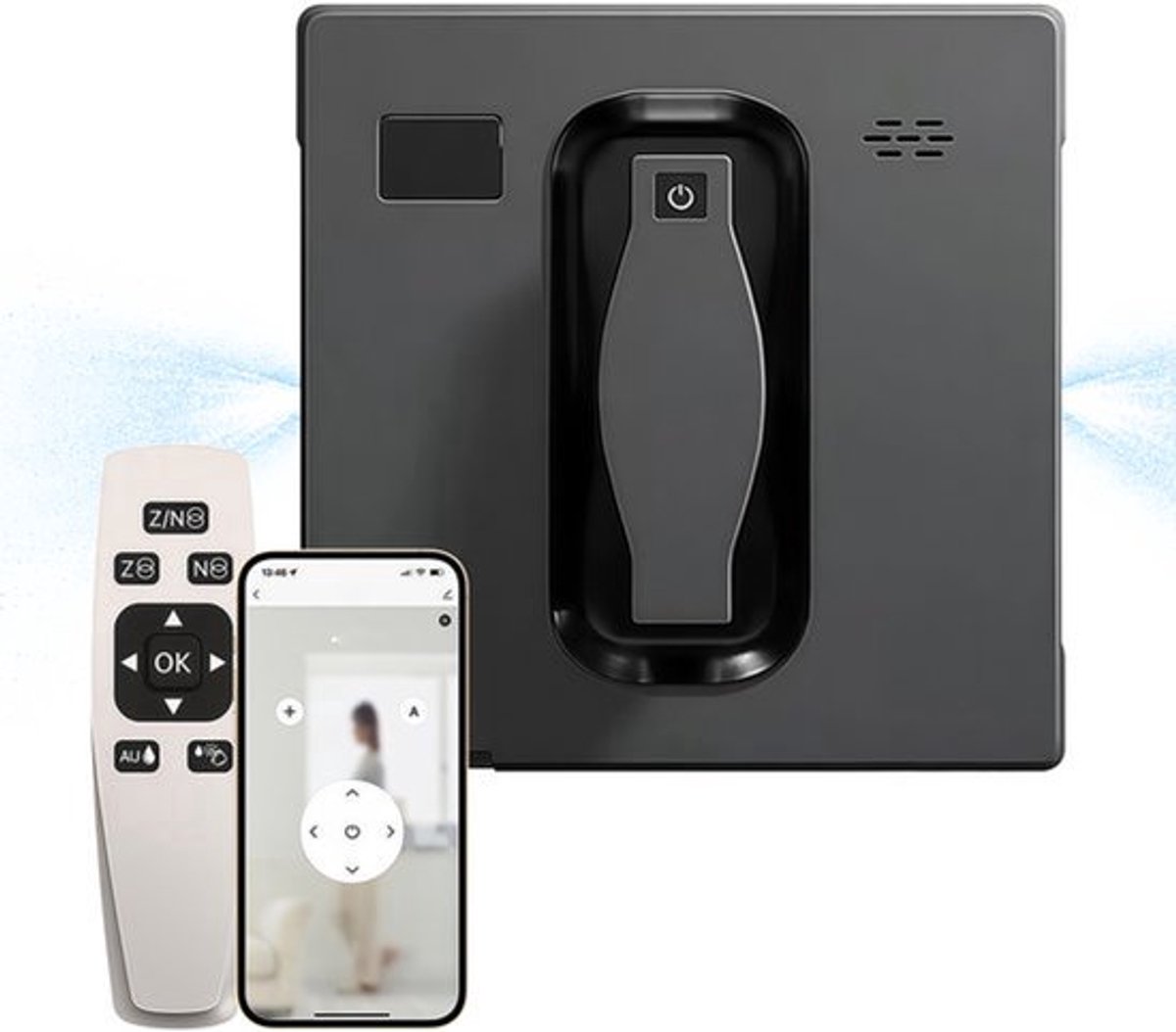 Automatische Raamreiniger Robot - 800W Vermogen - 50 ml Waterreservoir - Kunststof - Voor Ramen En Tegels