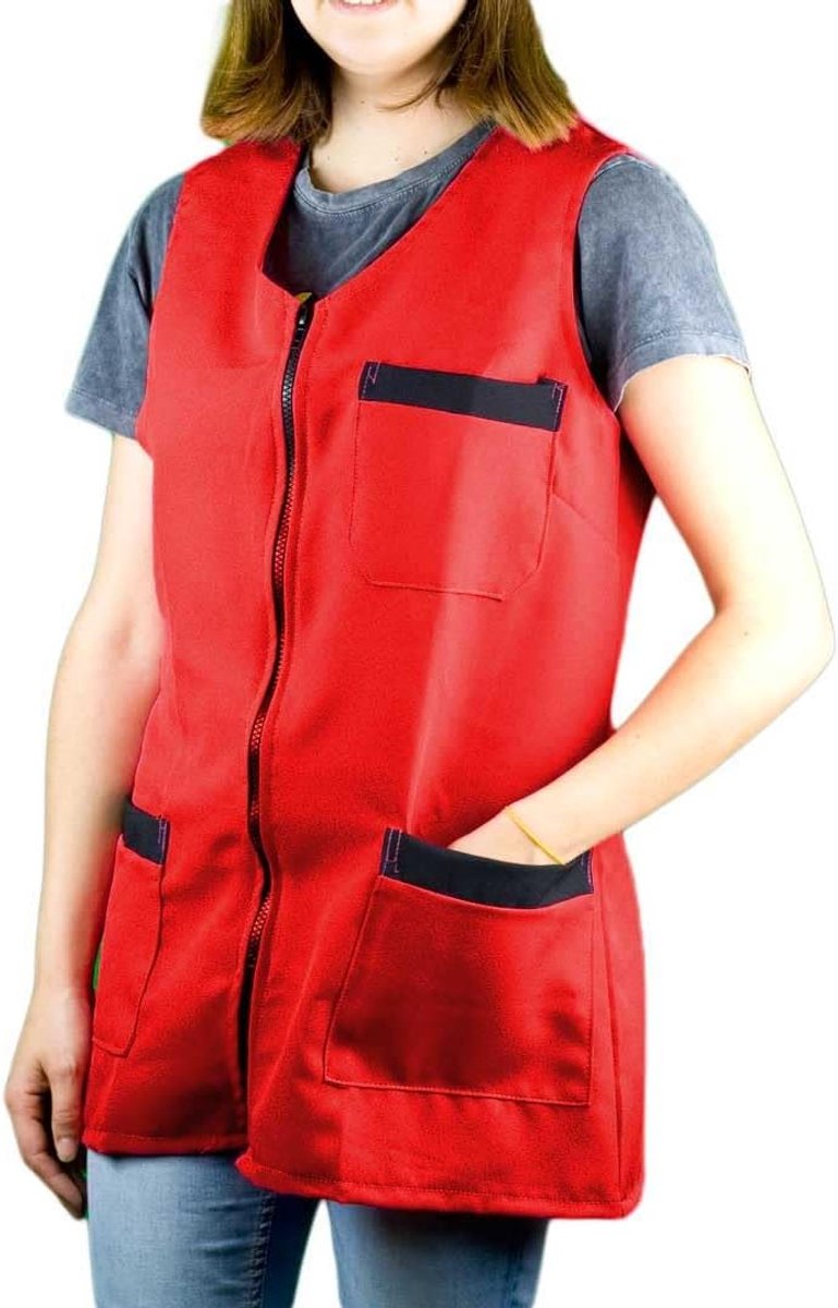 Schoonmaakoverall L-XL - Retro Floral - Voor dames - Comfortabel en stijlvol - ShopVlot