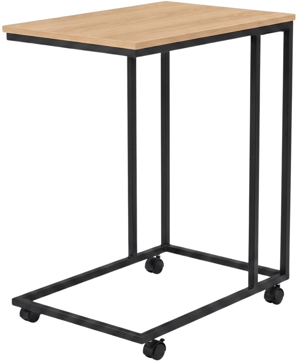 Bijzettafel met wielen voor optionele montage, 35 x 50 x 61 cm