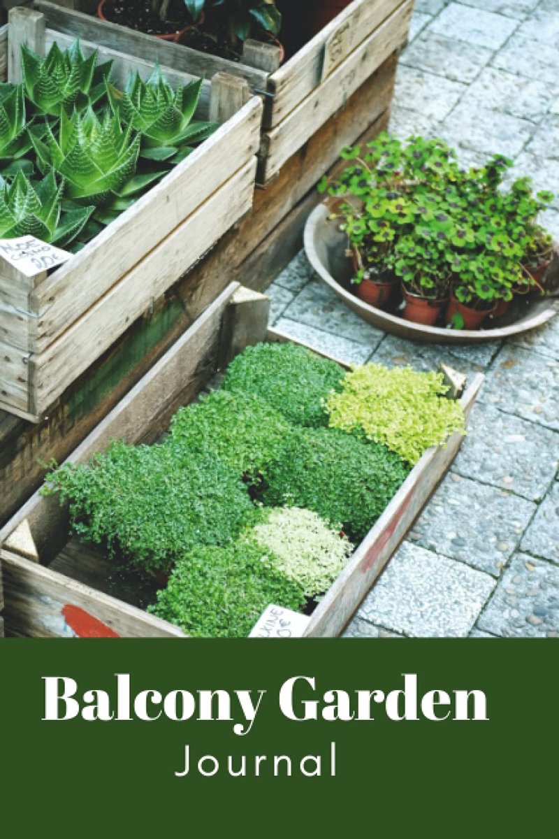 Balcony Garden Journal Planting Log Book for Gardening - ShopVlot