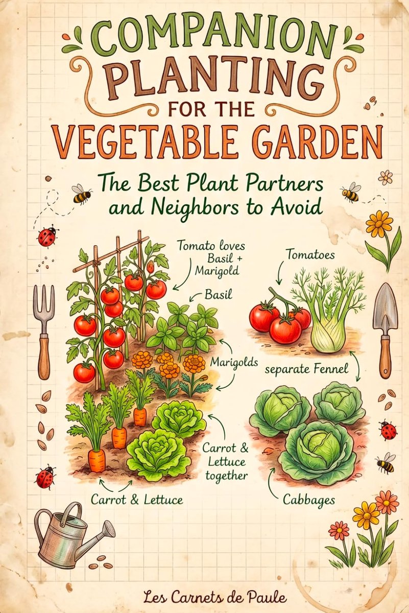 Companion Planting for the Vegetable Garden: The Best Plant Partners and Neighbors to Avoid - ShopVlot