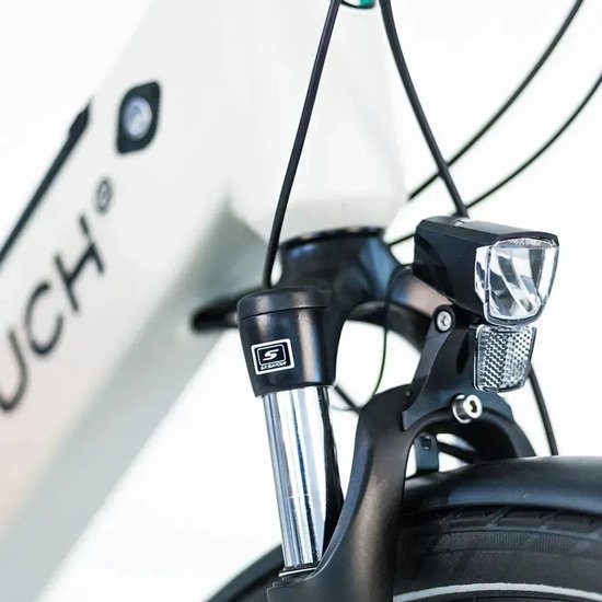 Puch E-Modern Basic N7 - Elektrische Fiets - 28 inch - 250W motor - Actieradius tot 120 km - 7 versnellingen - 540Wh accu - Zijde Grijs Mat — afbeelding 4
