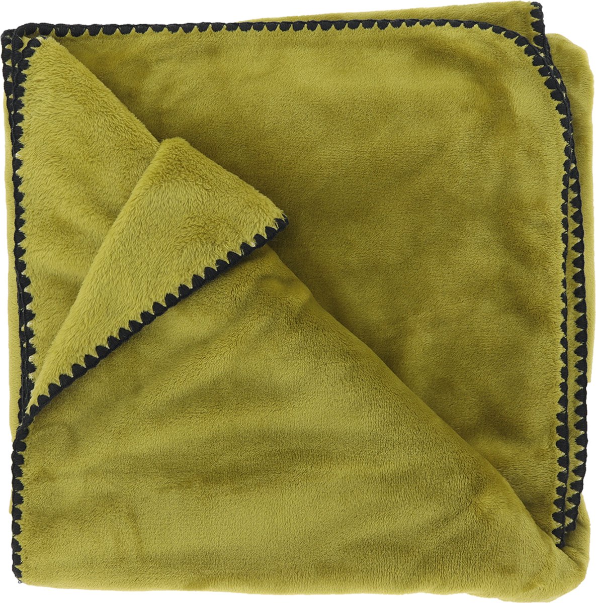 Unique Living Plaid Jade 140x180cm - Moss Green Groen