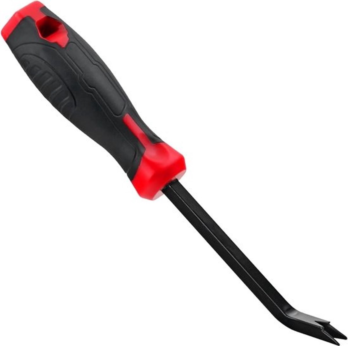 Spijkertrekker - Koevoet - Krammentrekker - Wals - Robuuste verwijdering - Ergonomisch handvat - 20 cm lang - Rood zwart