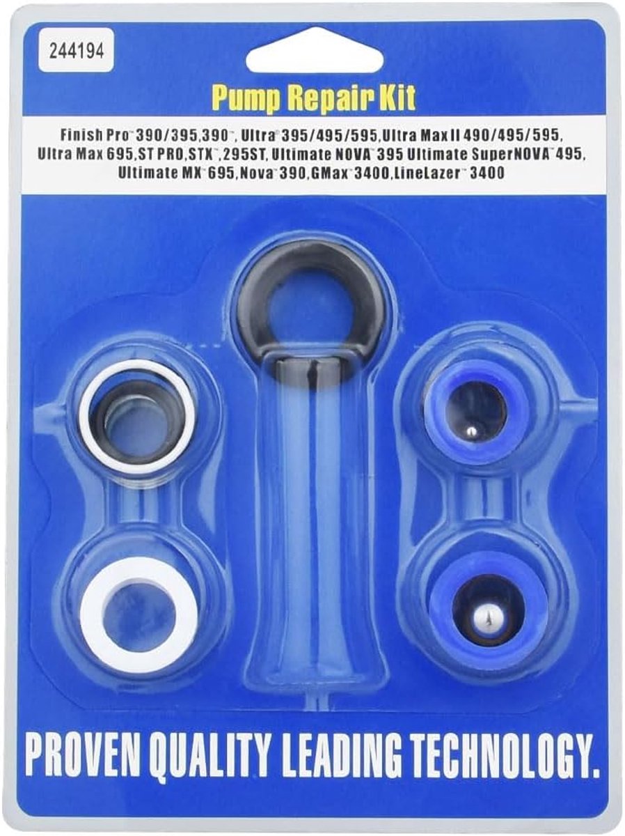 244194 Repair kit for air spray pump AIRLESS 295 390 395 490 495 595 3400 (1) - ShopVlot